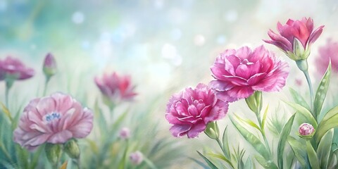Beautiful Pink Flowers Nature Scene Blooming Garden Colorful Petals Fresh Natural Beauty