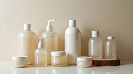 Cosmetic Tube, Blank Bottle Packaging Mock up, Cream, Skin care, Beauty Product