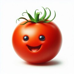 tomato isolated on white