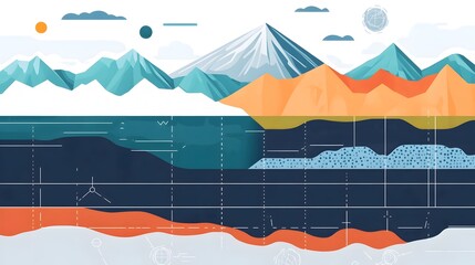 Detailed Infographic Illustrating the Different Types of Tectonic Plate Boundaries Convergent Divergent and Transform Plate Movements and their Geological Formations