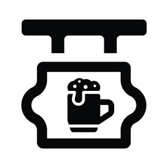 Beer sign icon