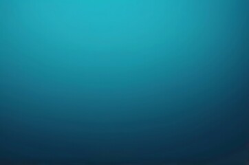 Obraz premium Empty smooth luxurious gradient background in vibrant turquoise to deep ocean blue color, offering a serene, elegant backdrop for beauty products. Made with generative AI technology