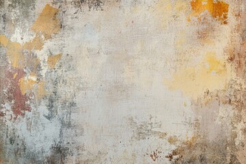 Fototapeta premium Abstract grunge textured background with faded earthy tones and distressed patterns 