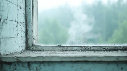 An old factory shrouded in soot and grime, revealing tales of industrial decay and the impact it has left on the surrounding community.