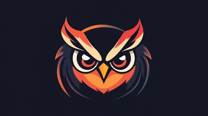 Fototapeta premium Owl Mascot Logo Design
