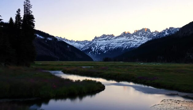 lake and mountain