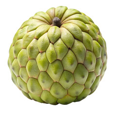 Fototapeta premium Delicious Cherimoya isolated on transparent background