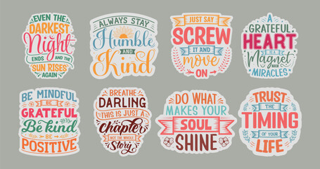  Inspirational and Motivational Sticker Bundle