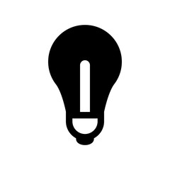 light bulb icon vector illustration