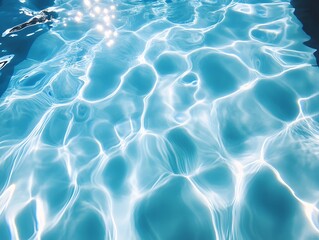 clean pure water wallpaper stock image, Generative AI