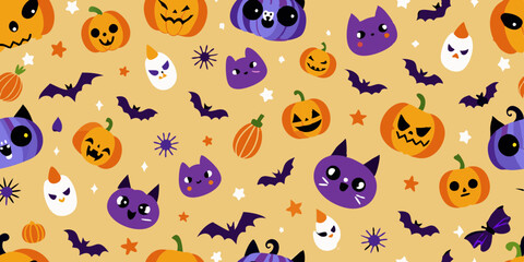 seamless pattern with flowers