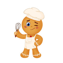 Gingerbread man cookie. 