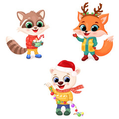 Christmas animals