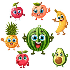 Cute fruits