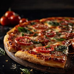 Pizza food photography
