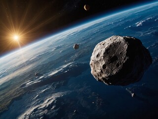 Asteroid defense Space-based systems protecting Earth from cosmic impacts.