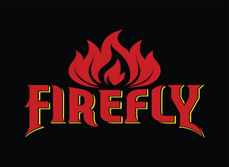 Firefly Logo - Blazing Wings and Fiery Symbol