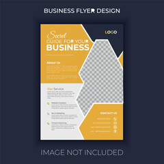 A4 flyer templates with colorful design company proposals, ads, promotion, and publication for corporate business flyers, brochures, annual reports, posters, and flyers.