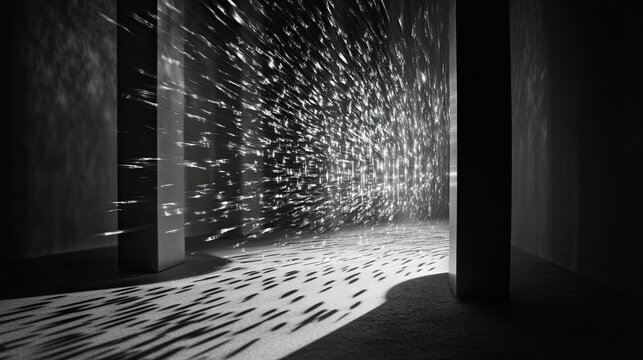 A 3D zoetrope animation, creating the illusion of movement when viewed through a series of slits.