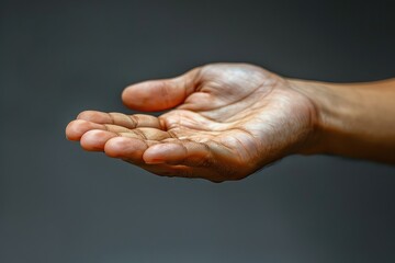 Fototapeta premium Open Hand, Reaching Out, Giving, Support, Help