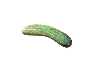Fresh cucumber isolated on white background. Organic vegetable. Healthy eating concept. Vegan food