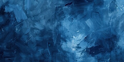 Abstract Blue Painting