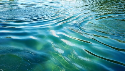水面のさざ波ripples on the water surface