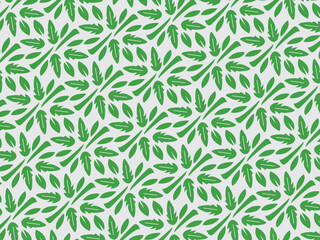 Green Leaf Pattern Design