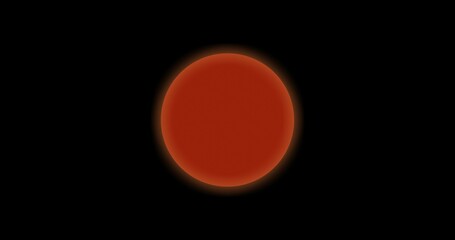 orange circle for your text, advertising, alpha channel	