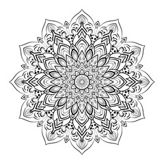 Amazing unique mandala art pattern design