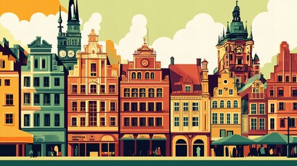 Wrocław Wonders: Retro Travel Posters with a Modern Twist