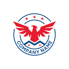 Phoenix and Home Badge Logo