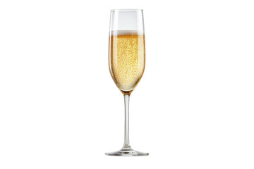 Champagne Cocktail with Isolated on Transparent Background