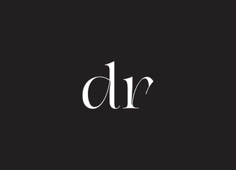 DR letter logo and initial logo design