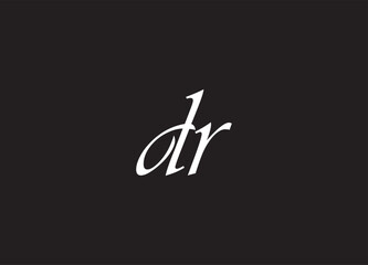 DR letter logo and initial logo design