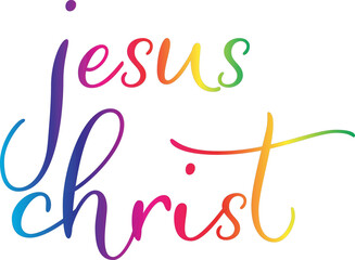 Christian God Jesus Typography Vector Photo