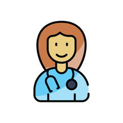 Nurse vector icon