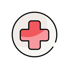 Medical Cross vector icon