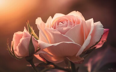 Time-Lapse Rose Blooming with Gentle Fade for a Romantic Valentine&rsquo;s Background