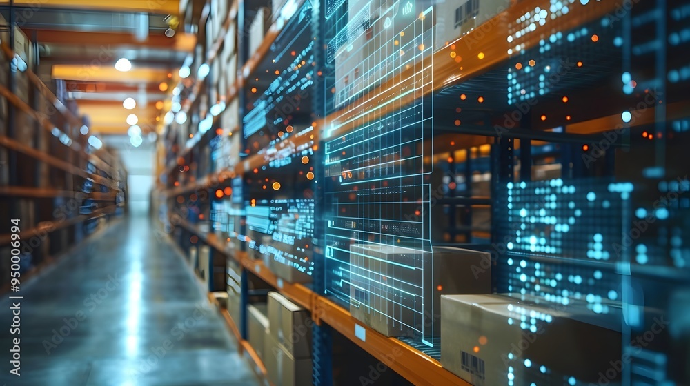 Wall mural cutting edge analytics empowers fraud detection and supply chain transparency