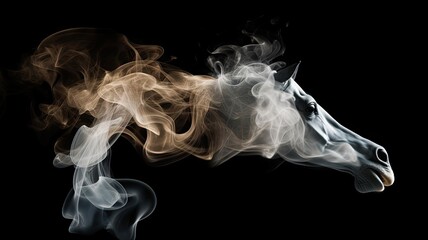 Naklejka premium smoke animals