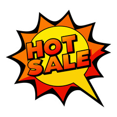 Sale illustration on white background