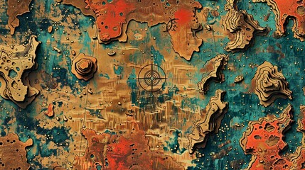 Dark fantasy dungeon crawling and world map design for board games and tabletop experiences