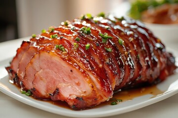 Glazed Ham Slices