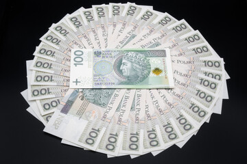 Polska waluta, banknoty sto złotych