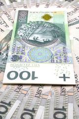 Polska waluta, banknoty sto złotych