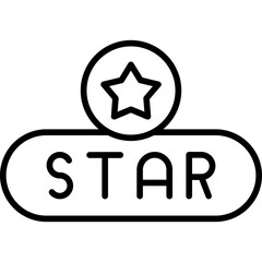 Star Button Icon