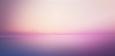Soft Pastel Sunset Over Still Water