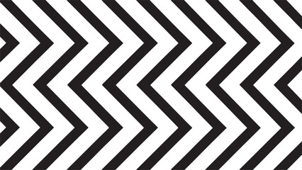 Chevron stripes pattern seamless black and white colors vector design