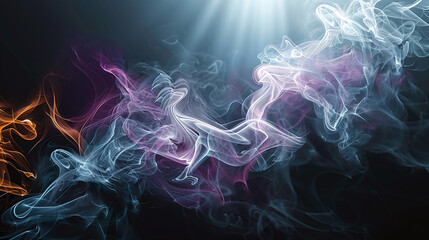 Obraz premium Dynamic Smoke and Fog with God Ray Effects